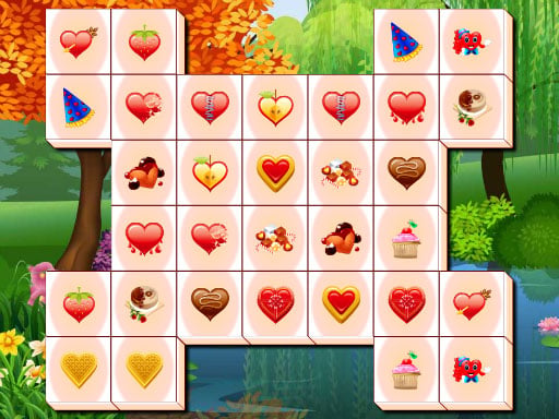 Valentine's Day Mahjong Game Image Valentine's Day Mahjong Game