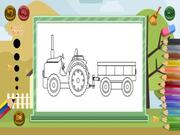 Tractor Coloring Pages Game Online